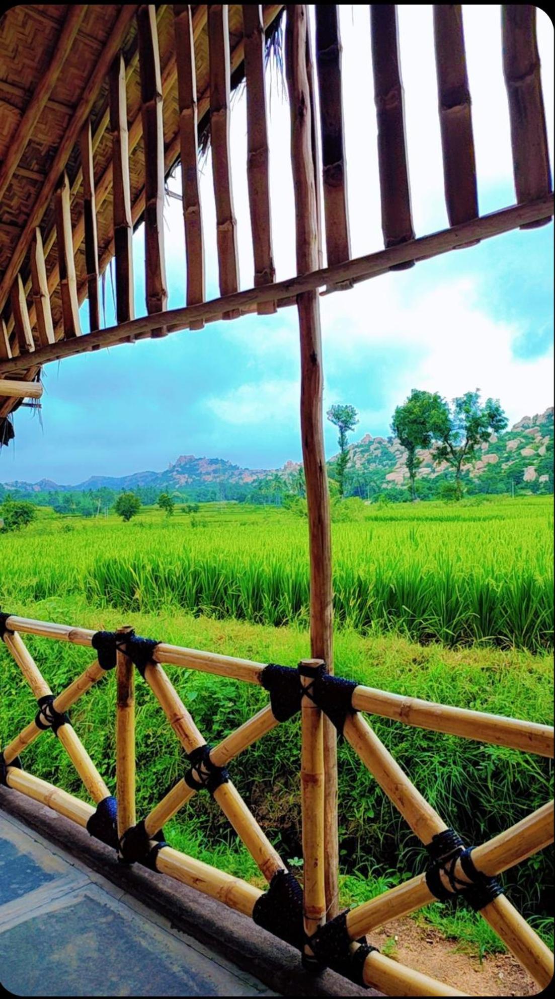 Om Shanti Om Home Stay & Cafe Hampi Ngoại thất bức ảnh